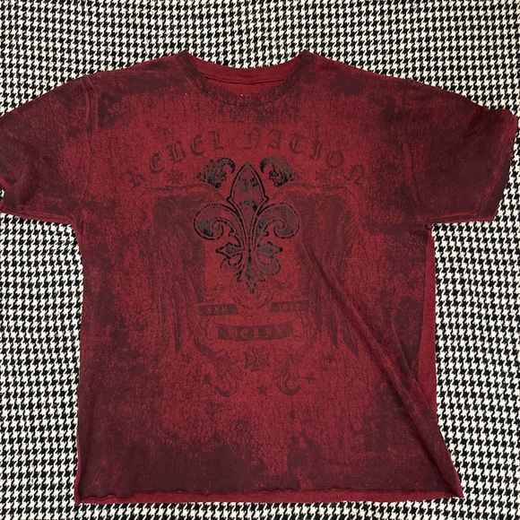 Red and Black Short Sleeve Tee - Picture 1 of 1